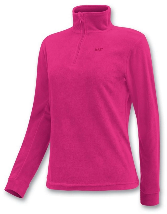 Astrolabe Women's Half Zip Fleece Jersey A48N TS25 2F 794 Pink