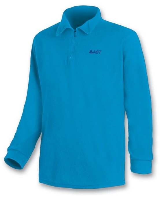 Astrolabio Maglia uomo in micropile con mezza zip AB7S TS25 2F 960 886 azzurro