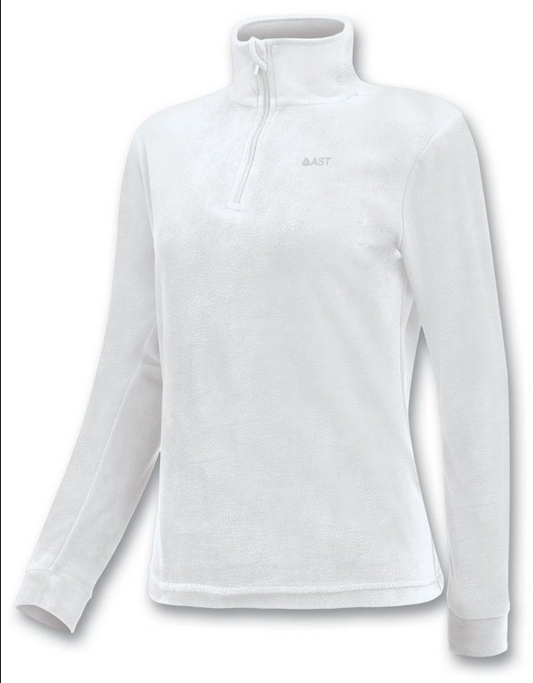 Astrolabe Women's microfleece half-zip shirt A48N TS25 2F 010 white
