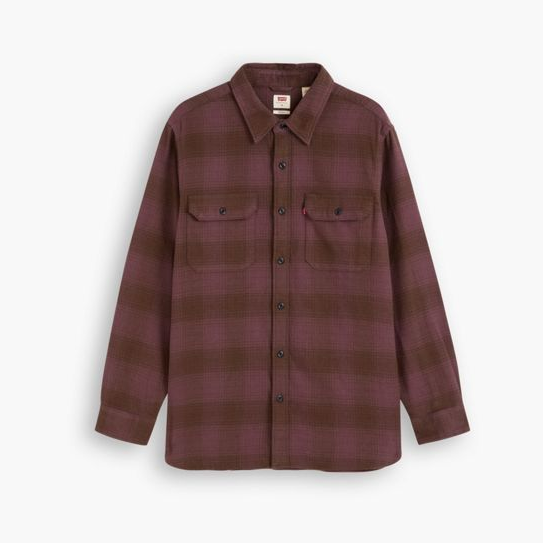 Levi's long sleeve men's shirt in Flannel 19573-0172 tyrone huckleberry