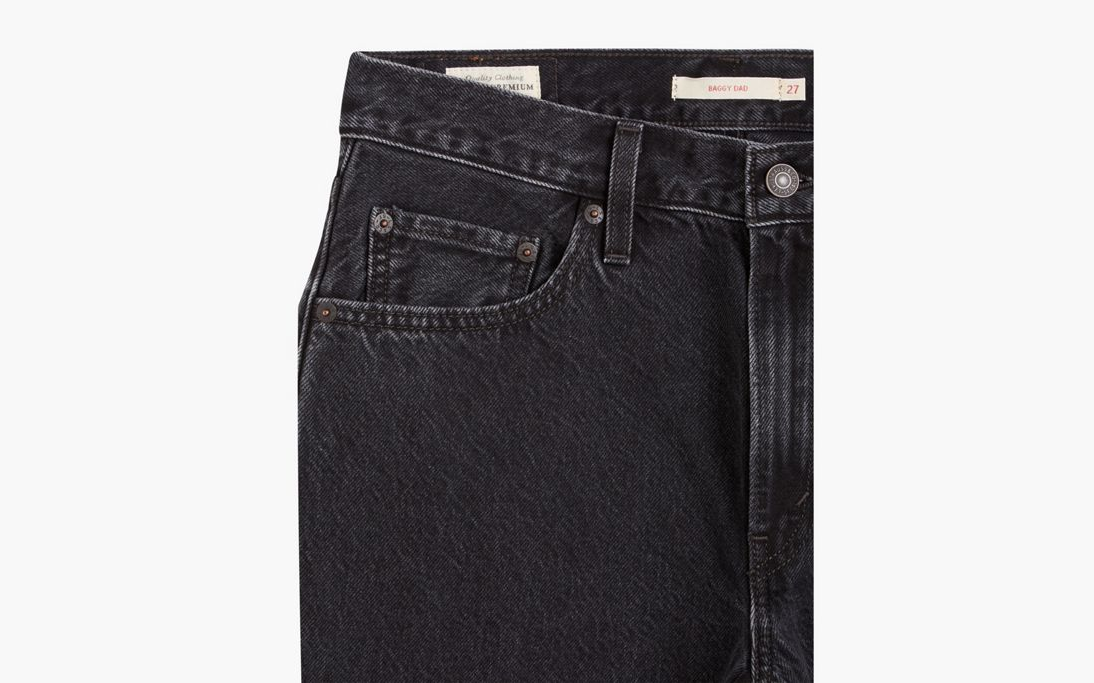 Levi's Oversize Dad women's jeans trousers A34940014 black stonewash