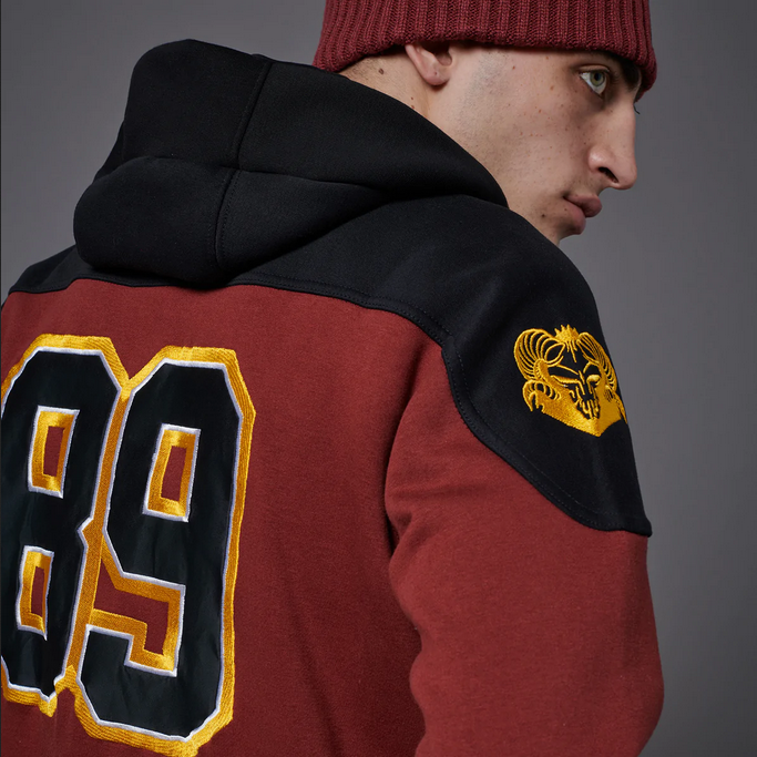 Dolly Noire Men's Hoodie GOAT Classic Hockey Hoodie SW167-SU-01 Bordeaux