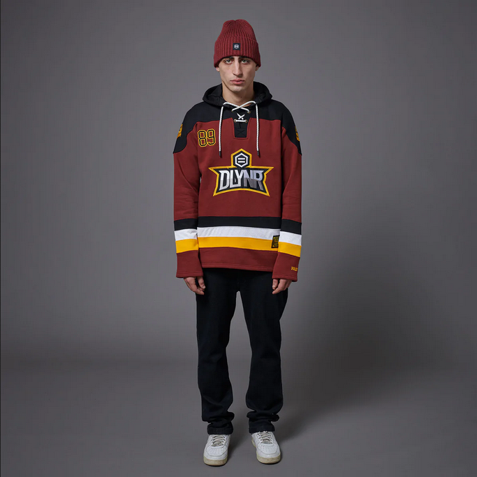 Dolly Noire Men's Hoodie GOAT Classic Hockey Hoodie SW167-SU-01 Bordeaux