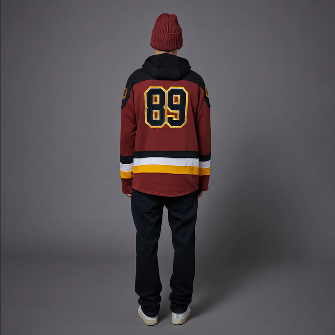 Dolly Noire Men's Hoodie GOAT Classic Hockey Hoodie SW167-SU-01 Bordeaux