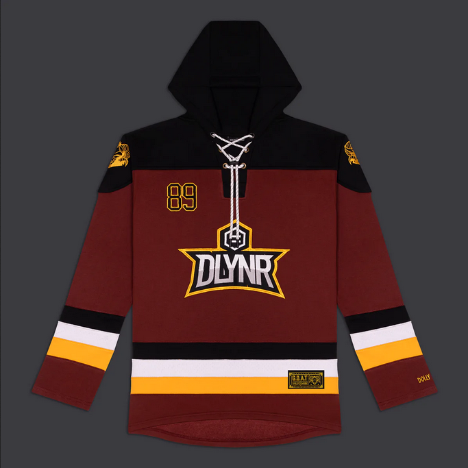 Dolly Noire Men's Hoodie GOAT Classic Hockey Hoodie SW167-SU-01 Bordeaux