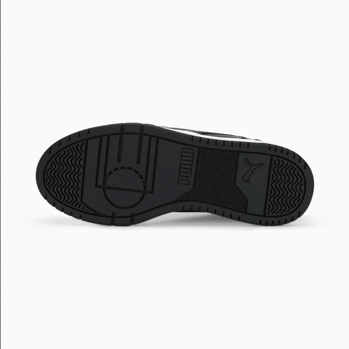 Puma low sneakers for boys RBD Game Low Jr 387350 02 black-gold-white