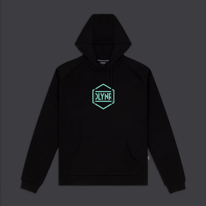 Dolly Noire Men's Sweatshirt Logo Classic Hoodie sw379-sa-03 black green