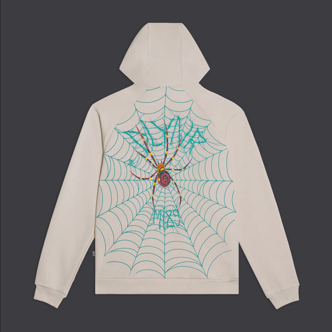 Dolly Noire Men's sweatshirt Joro Spider Hoodie sw446-sa-01 moon beige