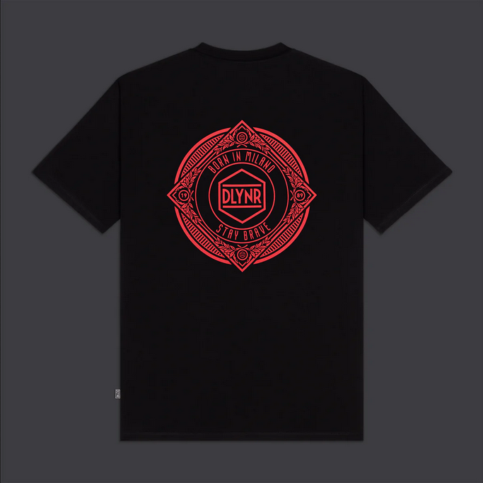 Dolly Noire men's t-shirt short sleeve Corp Academia Tee ts382-ta-01 black