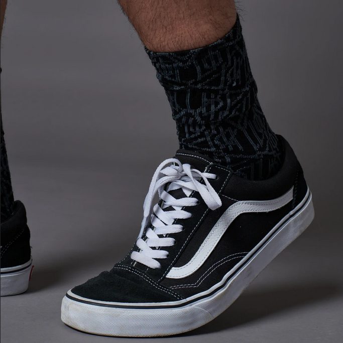 Dolly Noire calza da adulti Monogram DLYNR sk451-ka-01 nero - taglia unica
