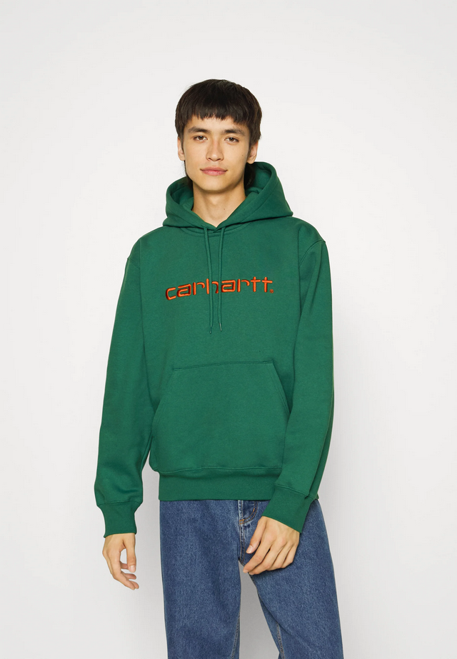 Carhartt Hoodie American Script Sweat 1030230 11Y bonsai-brick