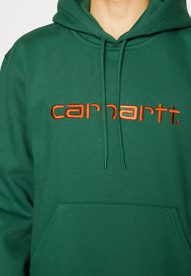Carhartt Hoodie American Script Sweat 1030230 11Y bonsai-brick