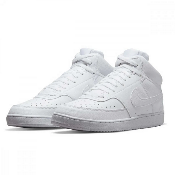 Nike scarpa Sneakers alta da donna Court Vision Mid CD5436 100 bianco