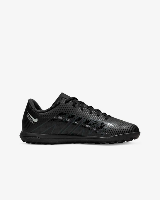Nike Scarpa da calcetto da ragazzo Mercurial Vapor 15 Club Turf DJ5956 001 nero-bianco