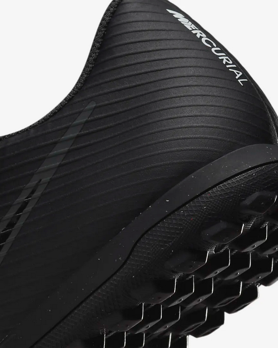 Nike scarpa da calcetto da uomo Mercurial Vapor 15 Club Turf DJ5968 001 nero-giallo-grigio scuro