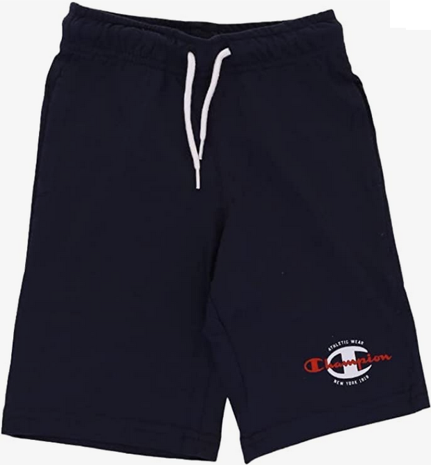 Champion pantaloncini sportivi da ragazzo Legacy Graphic 306312 BS503 BLI blu