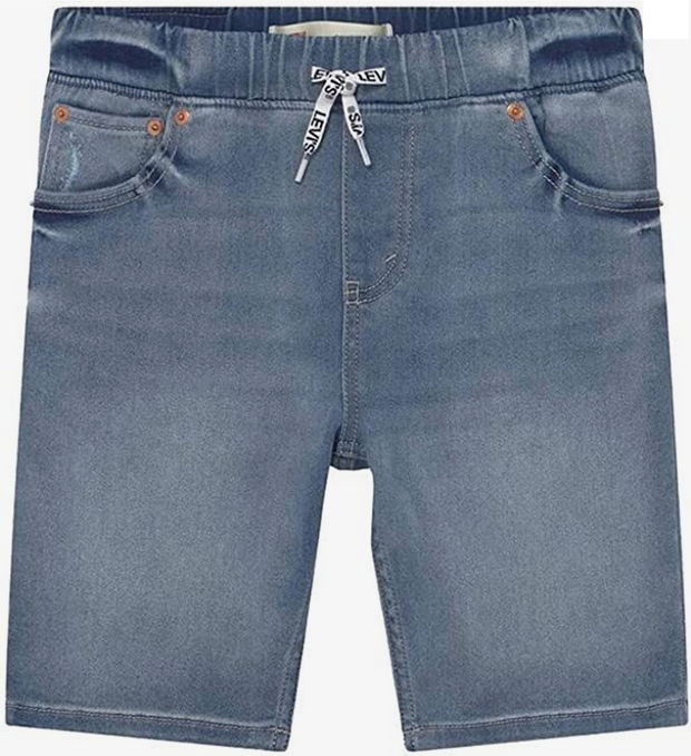 Levi's Kids Bermuda da ragazzo in demin Skinny Dobby Short 9ED613-L0K salt lake