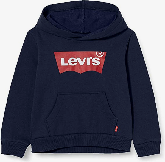 Levis Felpa da ragazzo con cappuccio Batwing Screenprint Hoodie 9E8778-C8D blu