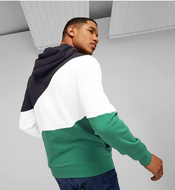 Puma Felpa da uomo con cappuccio Power Car Hoodie TR 673786 37 vine