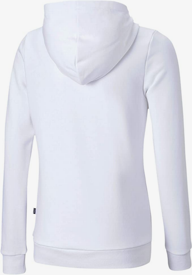 Puma Felpa da bambina con cappuccio e Logo Ess TR G 587030-02 white