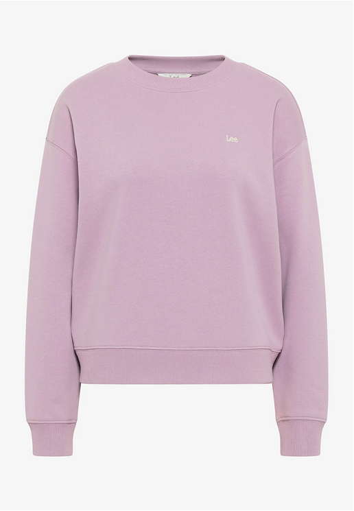 Lee Girls' brushed sweatshirt Crew SWS L53LSRA39 plum