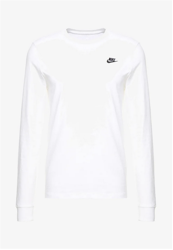 Nike T-shirt manica lunga a uomo Club Sportwear AR5193-100 white