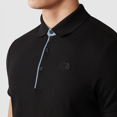 The North Fece Polo manica corta da uomo Premium Piquet NF00CEV4JK31 nero