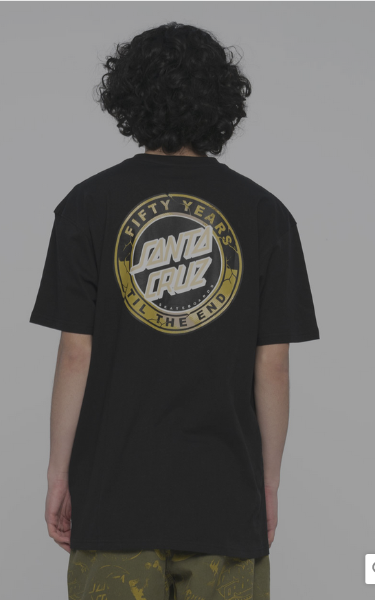 Santa Cruz men's short sleeve t-shirt 50TH Tte Dot SCA-TEE-8761 black
