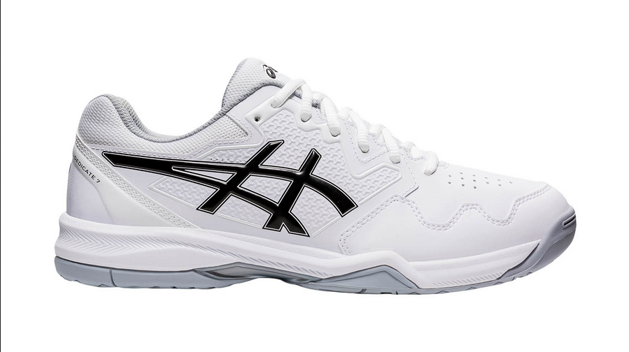 Asics Scarpa da tennis da uomo Gel Dedicate 7 1041A223-100 bianco-nero