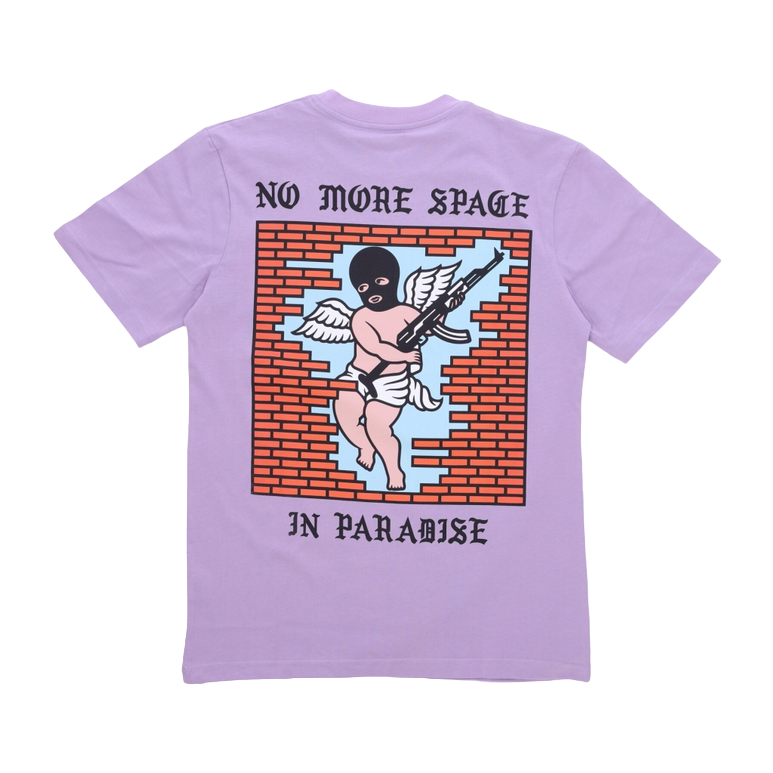 Doomsday Men's T-shirt with No More Space lilac print