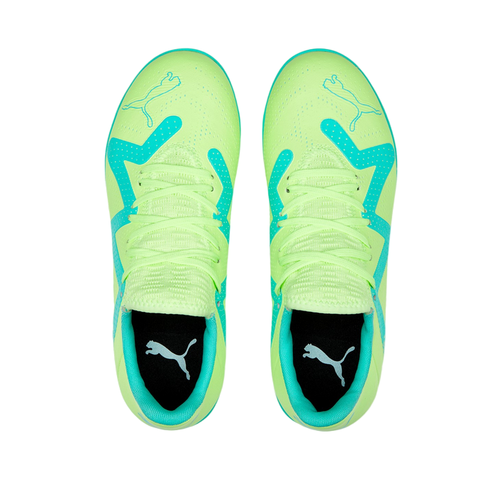Puma scarpa da calcetto da ragazzo Future Play TT 107202 03 giallo-nero-menta