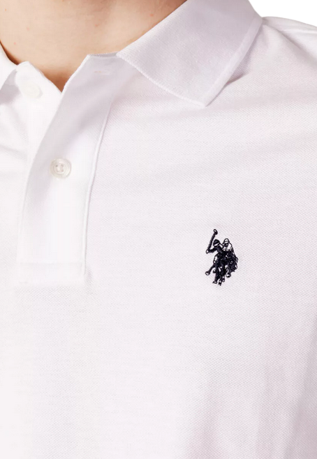 U.S. Polo Assn. Polo uomo manica corta King 41029 65079 100 bianco