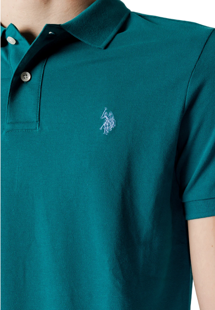 U.S. Polo Assn. Polo manica corta da uomo King 41029 65079 234 oil