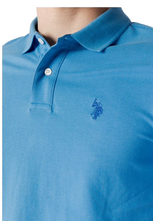 U.S. Polo Assn. Polo uomo manica corta King 41029 65079 130 pale blu