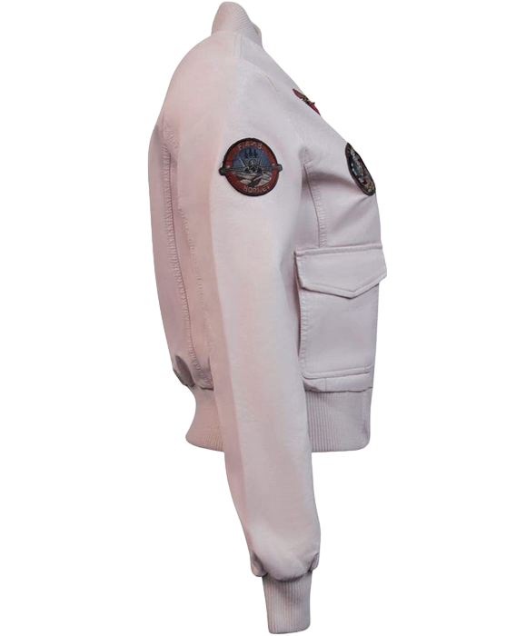 Top Gun Giubbino bomber da donna Hollywood 52003 52387 205 rosa