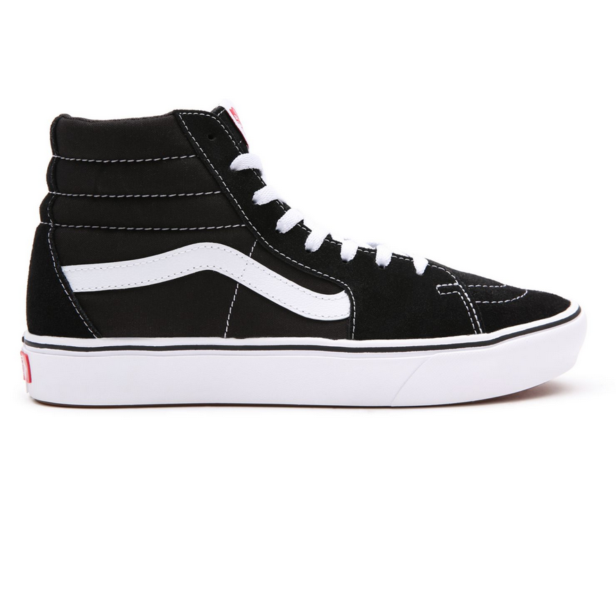 Vans scarpa sneakers alta Comfycush Sk8-Hi vn0a3wmbvne1 nero-bianco