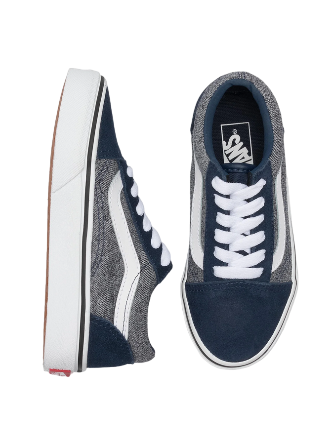 Vans Old Skool VN0A4BUUV9E1 blue boys' sneakers shoe