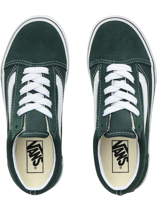 Vans Old Skool VN0A4BUUV3N1 green boys' sneakers shoe