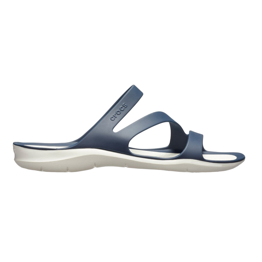 Crocs sandalo basso da donna Swiftwater 203998 462 blu bianco