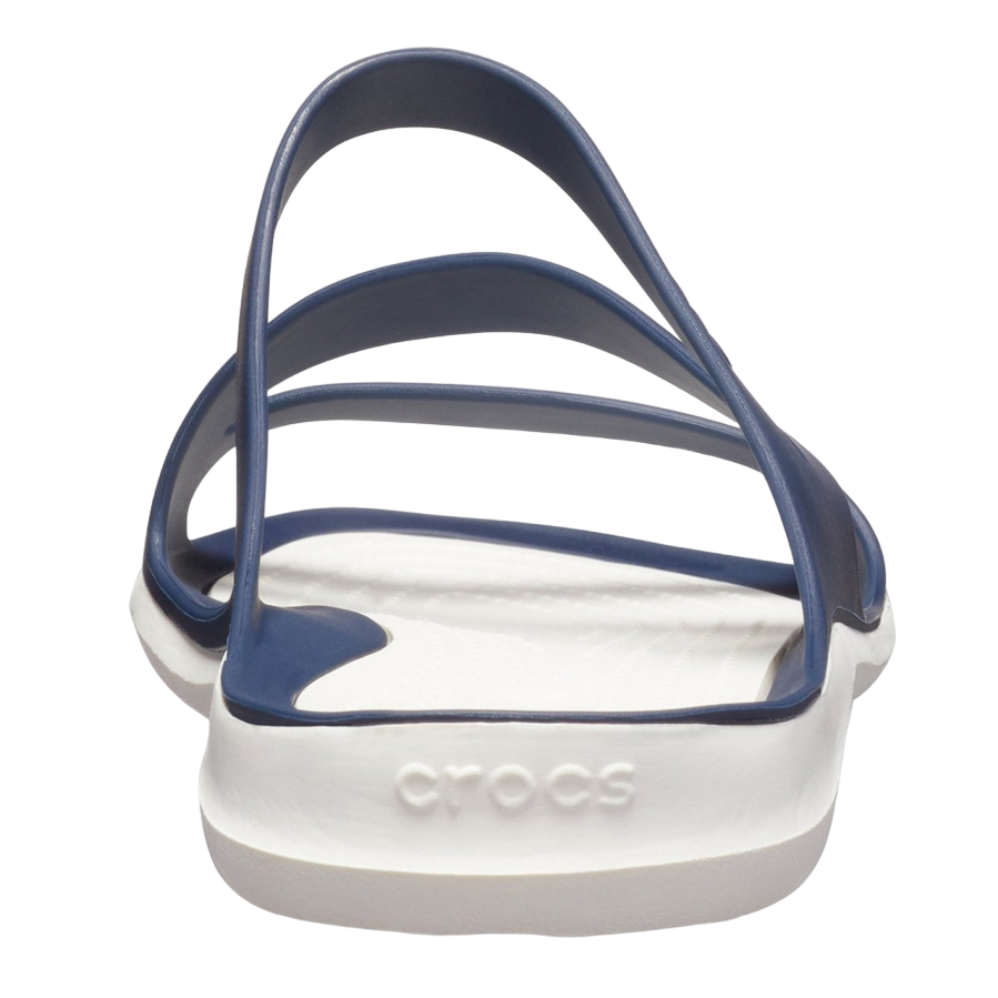 Crocs sandalo basso da donna Swiftwater 203998 462 blu bianco