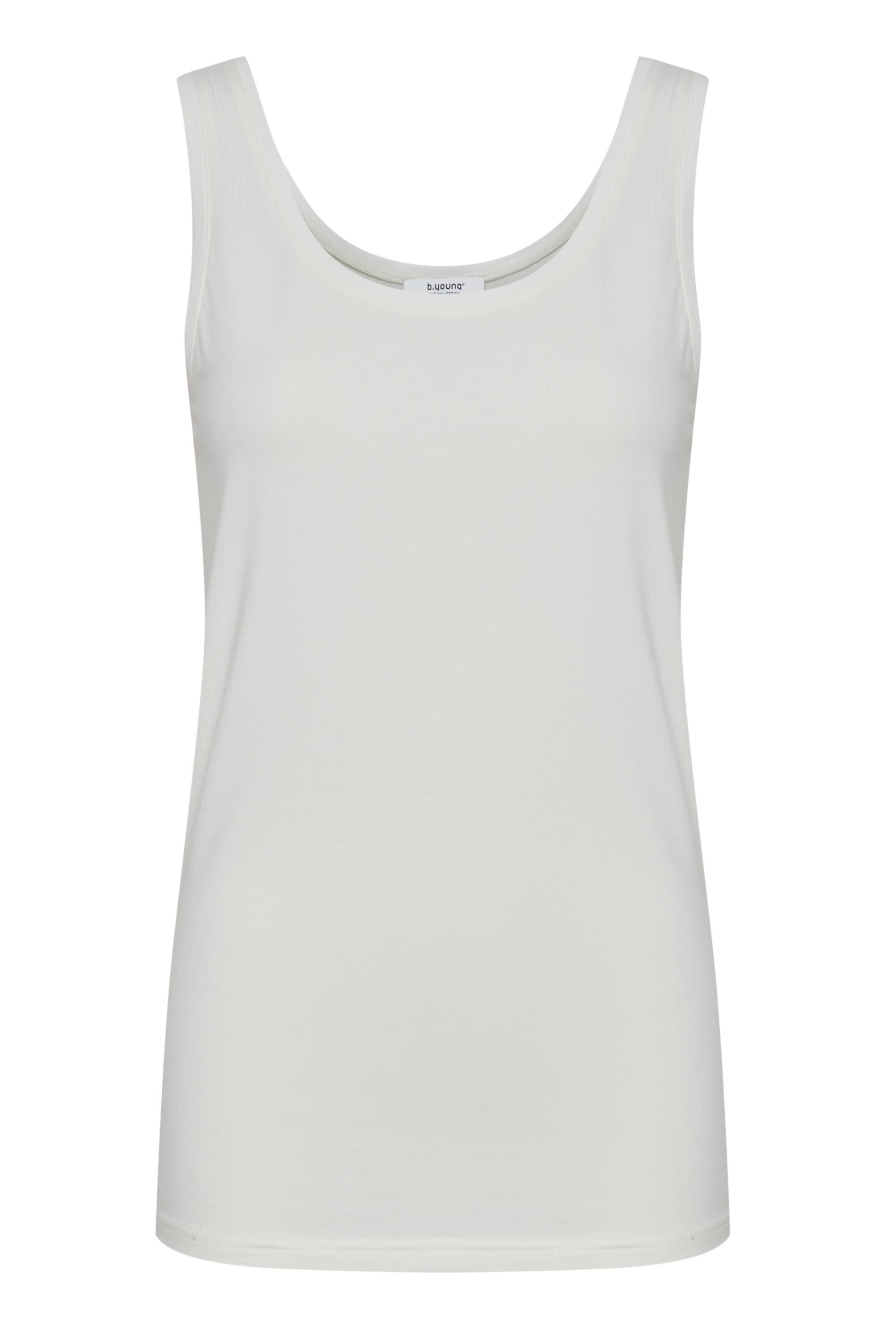 b.young Women's tank top Knitted top Iane sin 802894 80115 off white