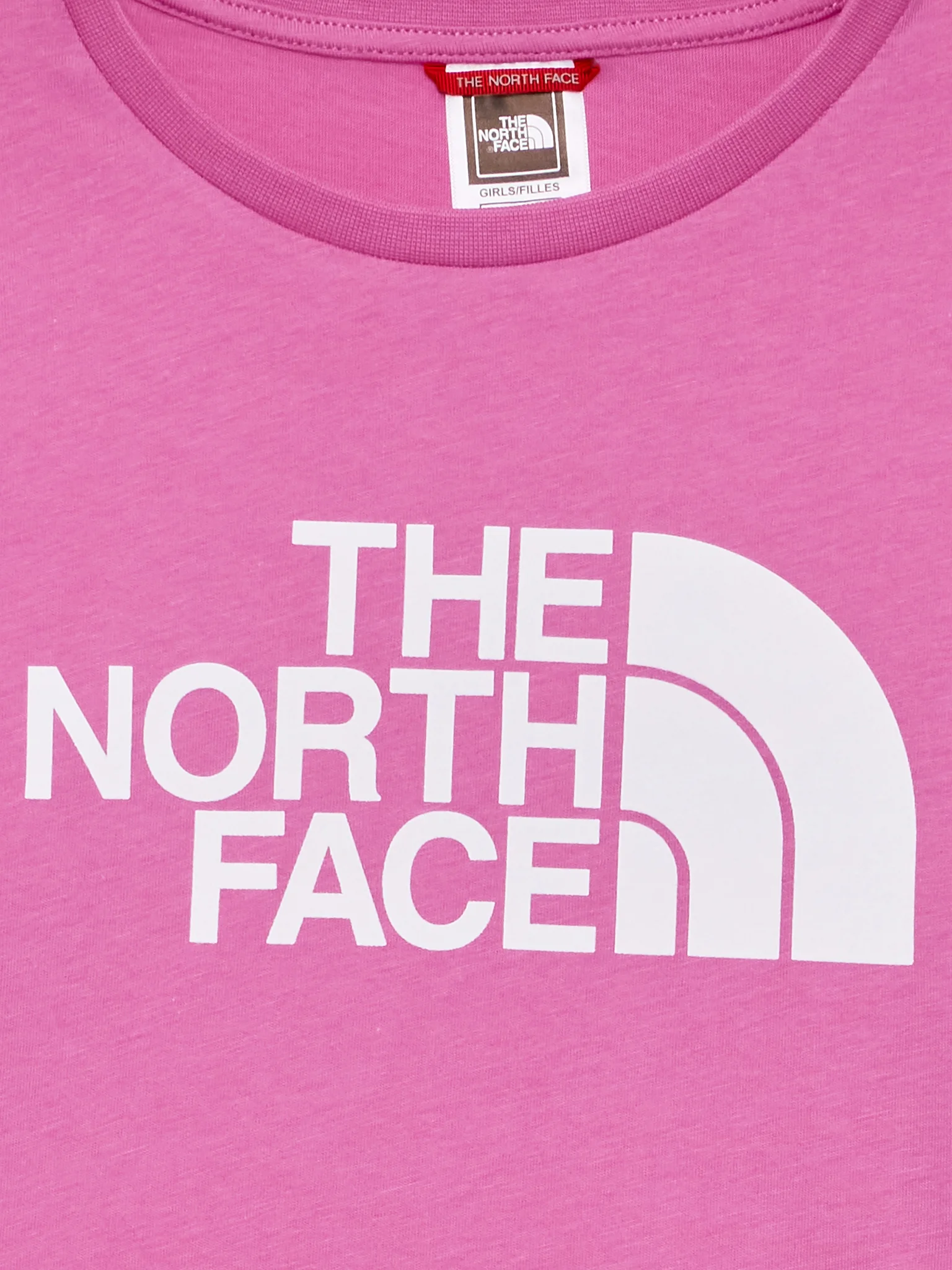 The North Face T-shirt manica corta da ragazza Crop Easy Tee NF0A83EULV7 super pink