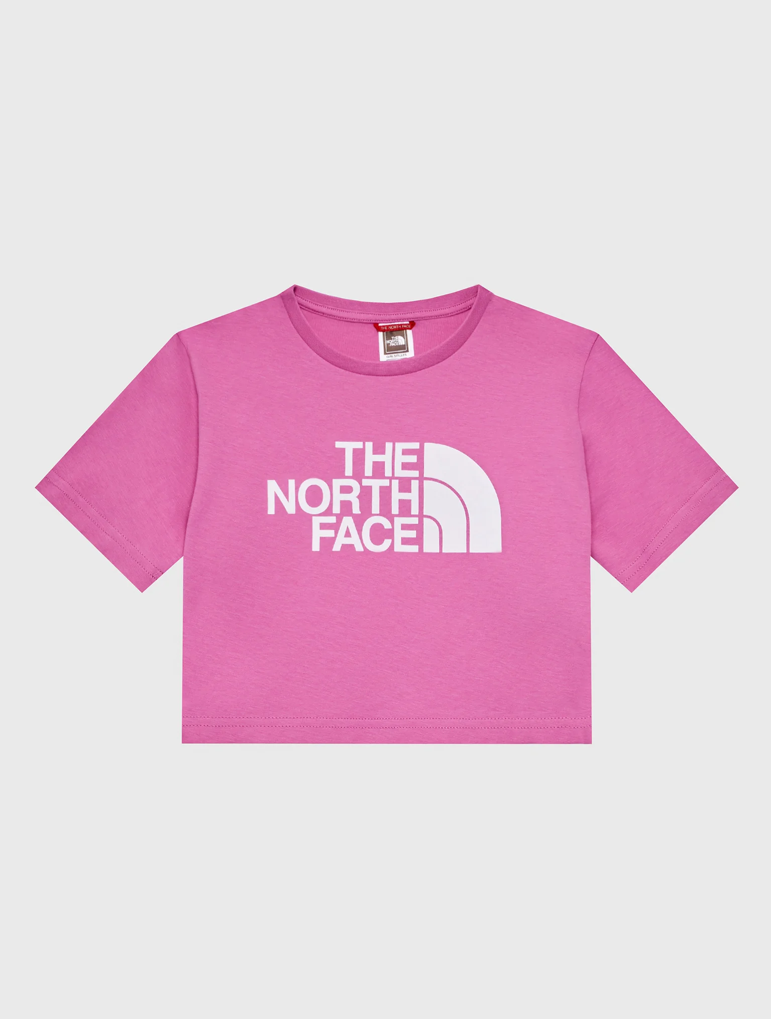 The North Face T-shirt manica corta da ragazza Crop Easy Tee NF0A83EULV7 super pink