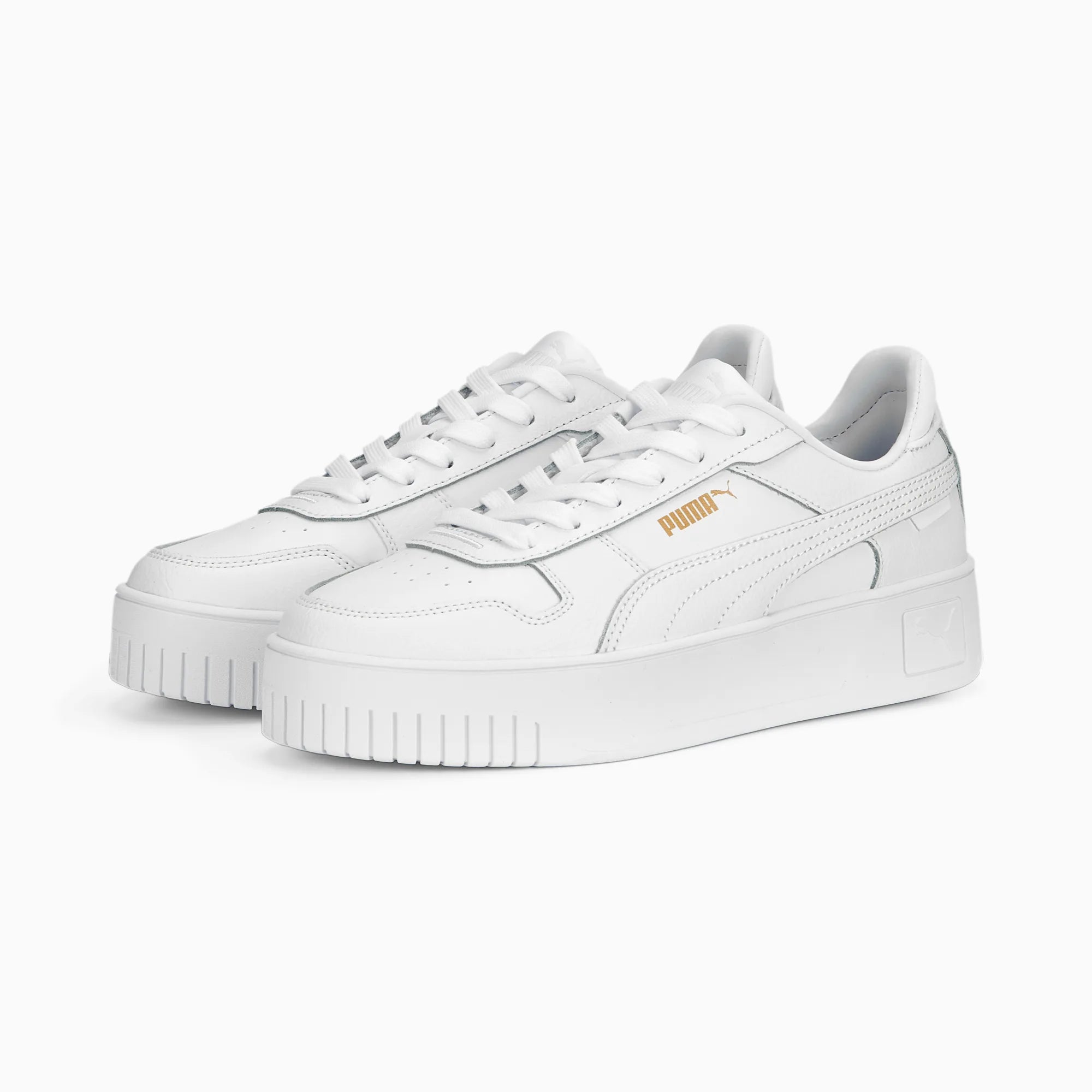 Puma Carina Street women's sneakers shoe 389390-14 white gold