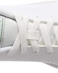 Adidas Advantage EF0213 bianco-verde, sneakers da bambino con tomaia in similpelle, 3 strisce traforate e soletta OrthoLite® per comfort e stile quotidiano