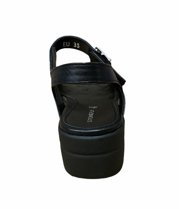 Stonefly sandalo da donna Aqua III 2 Nappa 110207 000 nero tallone