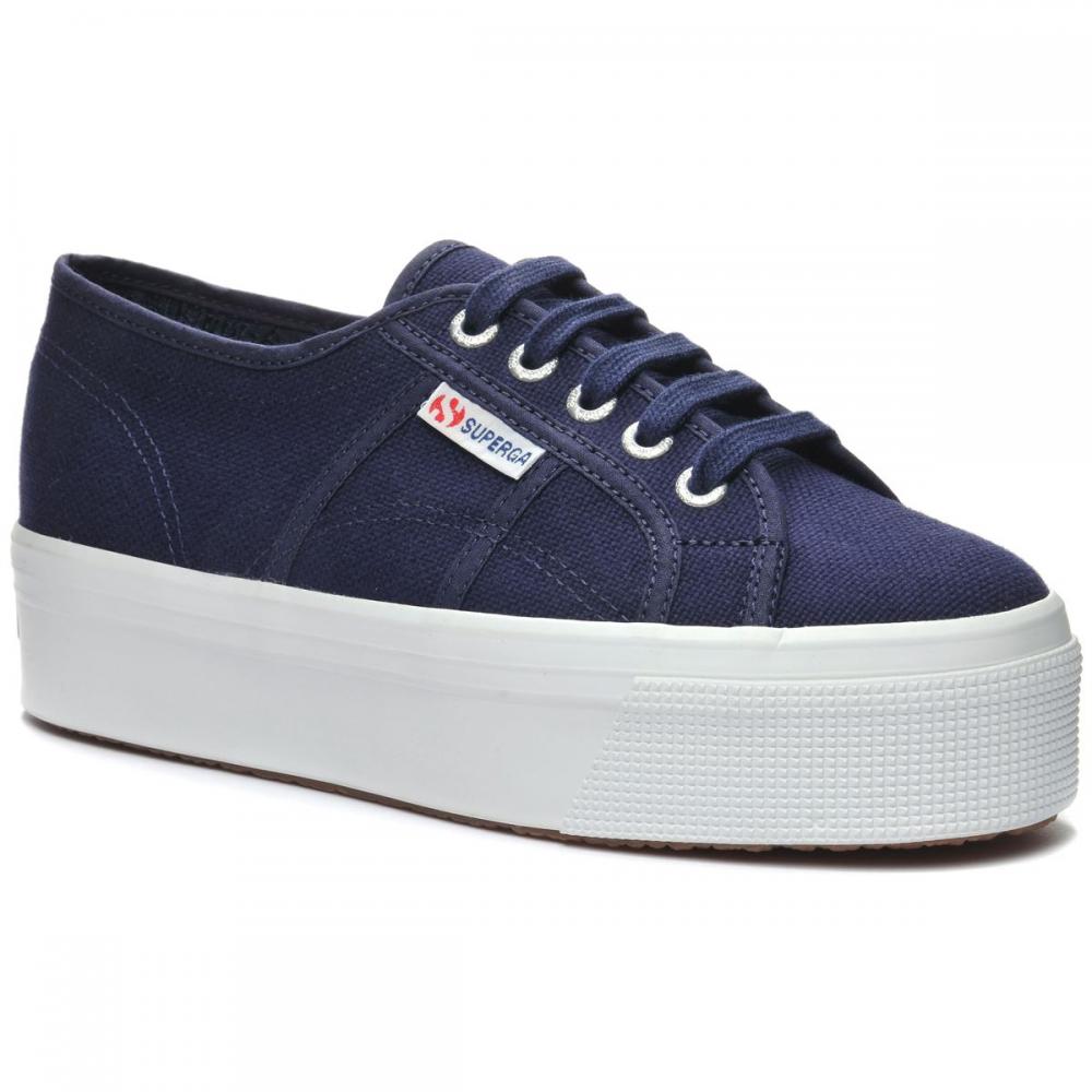 Superga sneakers con zeppa da donna 2790 Cotw Up and Dowd S0001L0 933 blu 2