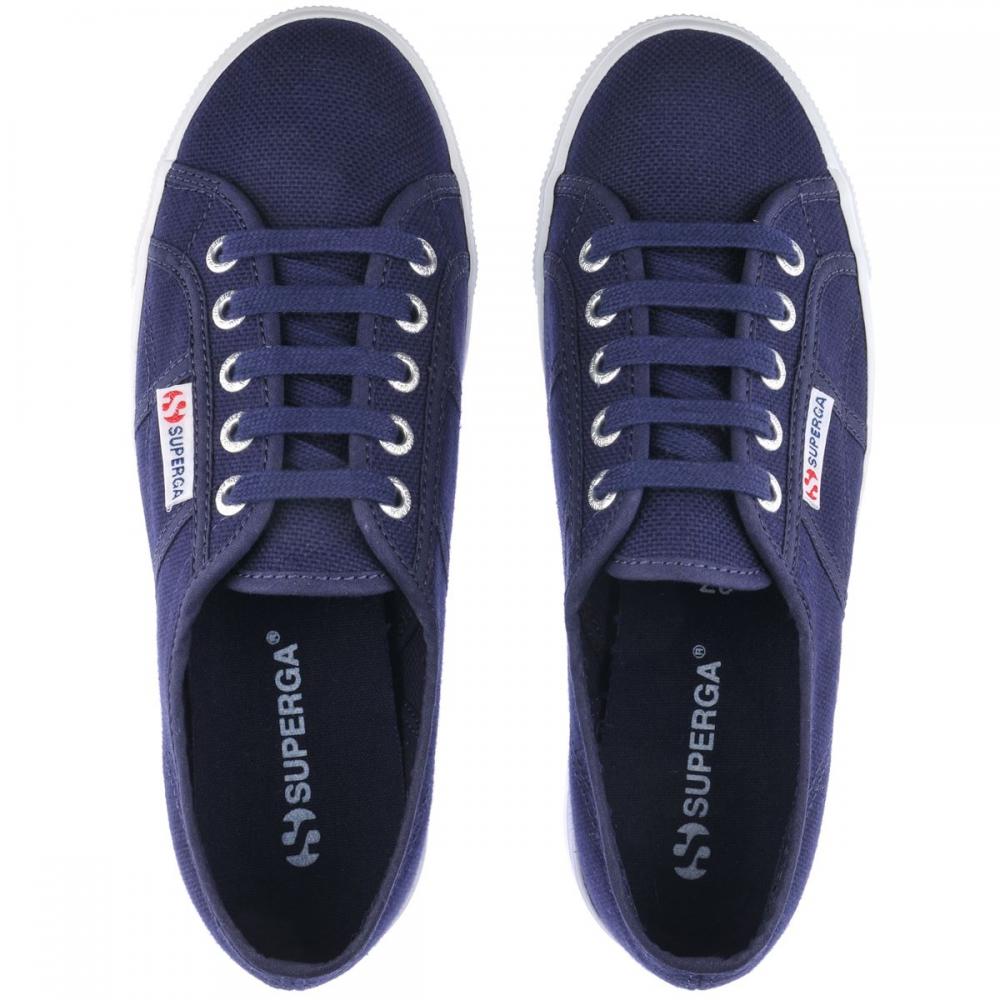 Superga sneakers con zeppa da donna 2790 Cotw Up and Dowd S0001L0 933 blu 3