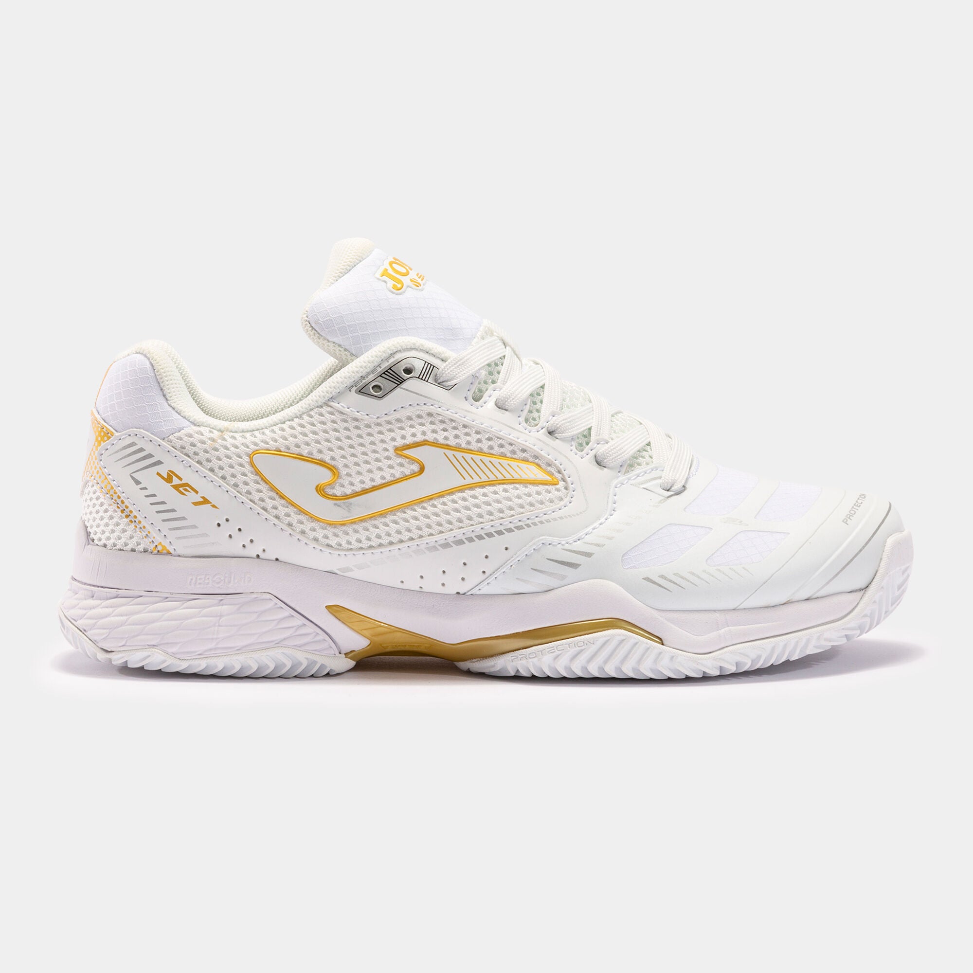 Joma women's tennis shoe Set 2202 white-gold