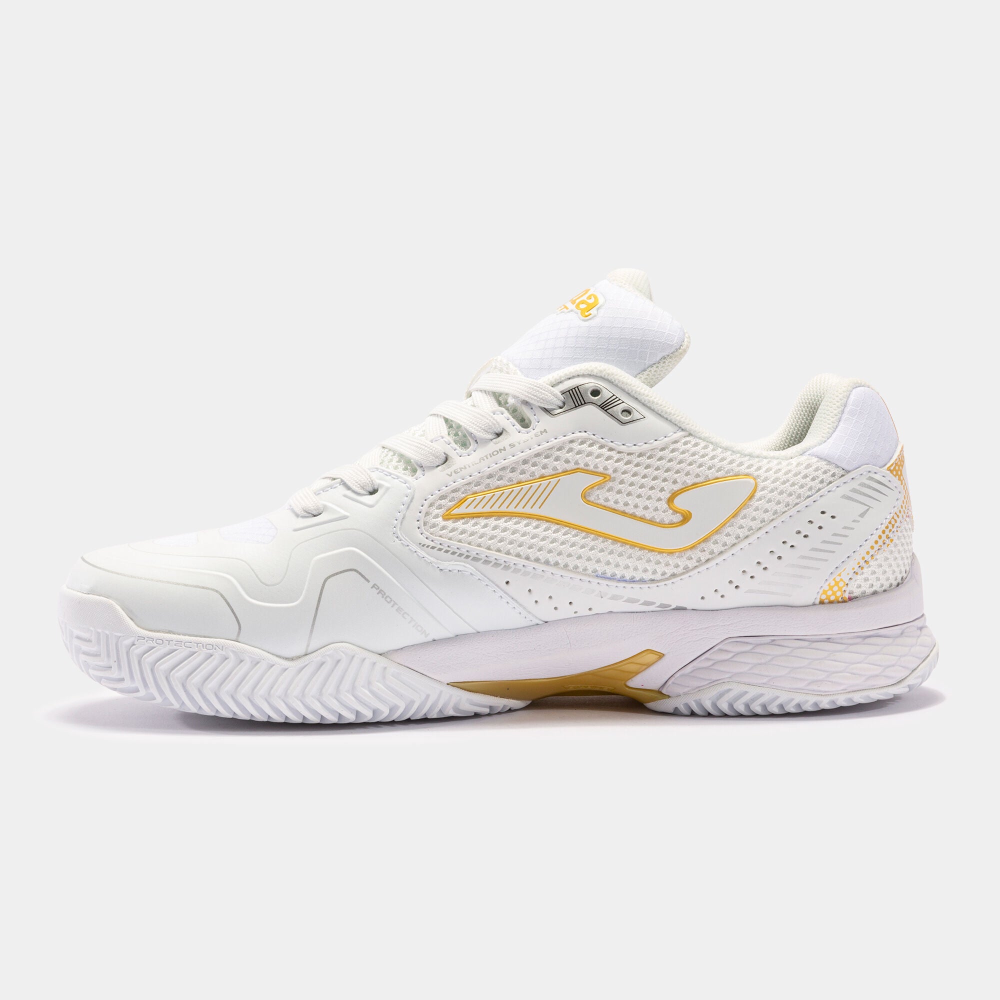 Joma women's tennis shoe Set 2202 white-gold